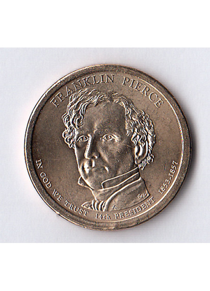 2010 - Dollaro Stati Uniti Franklin Pierce Zecca D
